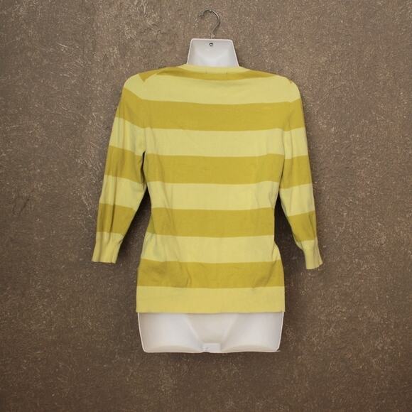 The Limited 3/4 Sleeve Striped Cardigan - Picture 2 of 5